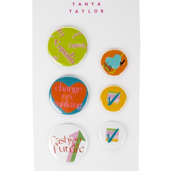 Tanya Taylor "Right to Tote" Buttons Only - Picture 3 of 3